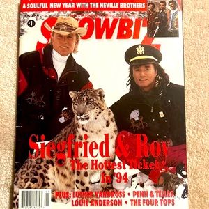 Showbiz Las Vegas Magazine Sigfried and Roy Jan 1994